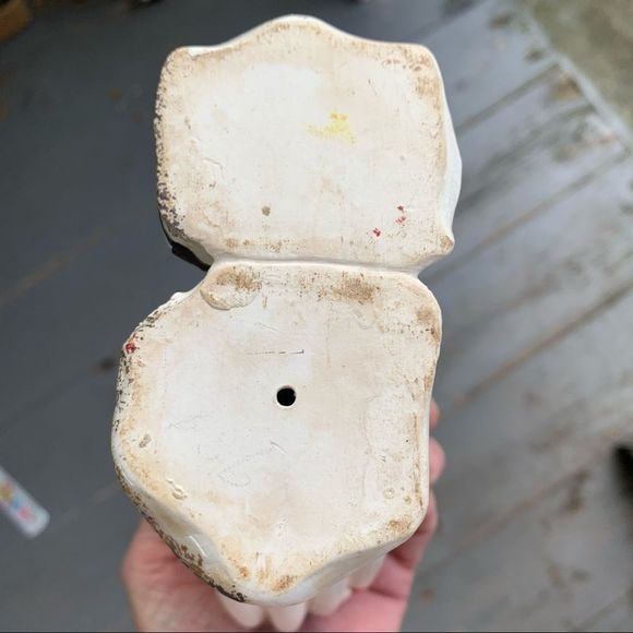 Vintage Ucagco Porcelain Basket/Vase GORGEOUS! - Picture 13 of 17